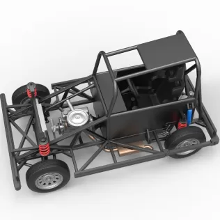 New Zealand Ministock car Base Scale 1:25 - Model thumbnail 4