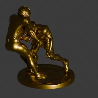 PACK OF 4 POSITIONS - 3D AMERICAN SOCCER PLAYERS - Model thumbnail 11