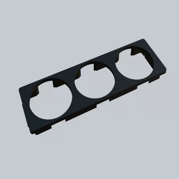 Radio gauge pod for BMW E30 - Model preview 1