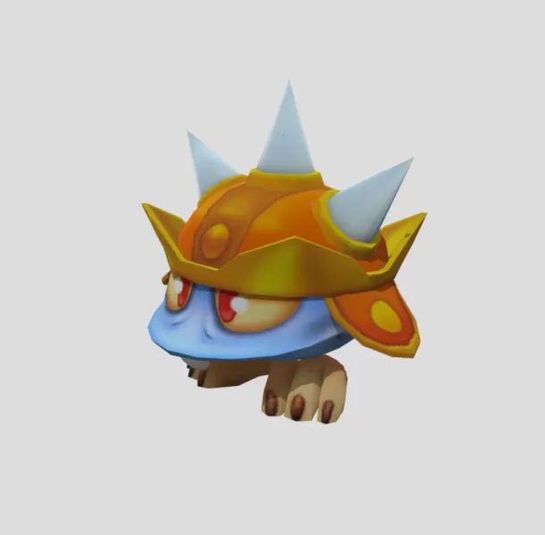 Spiky Dragon Land - Model preview 2