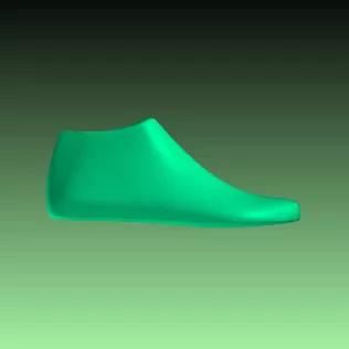 Kids Flip-Flop Slipper Shoe Last 3D Printable STL - Model thumbnail 2