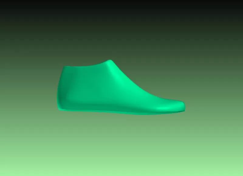 Kids Flip-Flop Slipper Shoe Last 3D Printable STL - Model preview 2