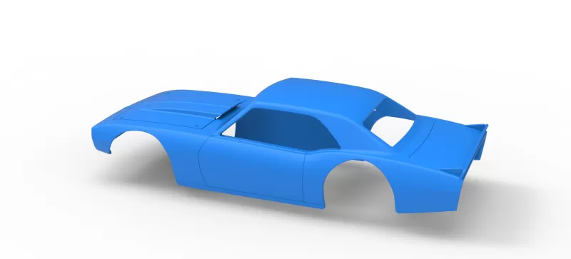 Shell of Vintage Asphalt Modified stock car V10 Scale 1:25 - Model preview 10