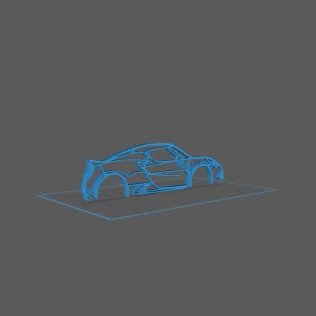 Alfa Romeo - 4C Wall Art - Model thumbnail 1