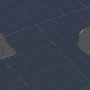 BMW E36 headlight washer cap - Model thumbnail 7