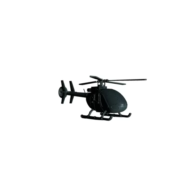 Decorative Helicopter 3D Printable Model - Model preview 4