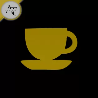 Simple Coffee Cup Symbol - 2D Art