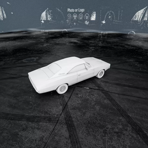Dodge Charger 1969 #RoZ - Model preview 6