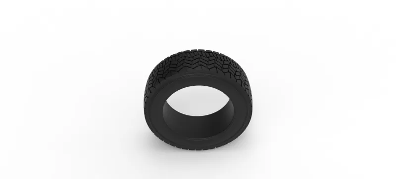 Offroad tire 141 Scale 1:25 - Model preview 6