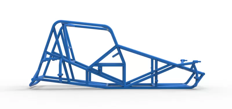 Frame of Silver Crown Car Version 3 Scale 1:25 - Model preview 15