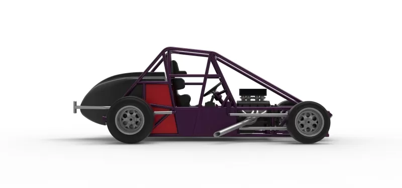 Experimental Pavement Silver Crown Car Base Version 2 Scale 1:25 - Model preview 19