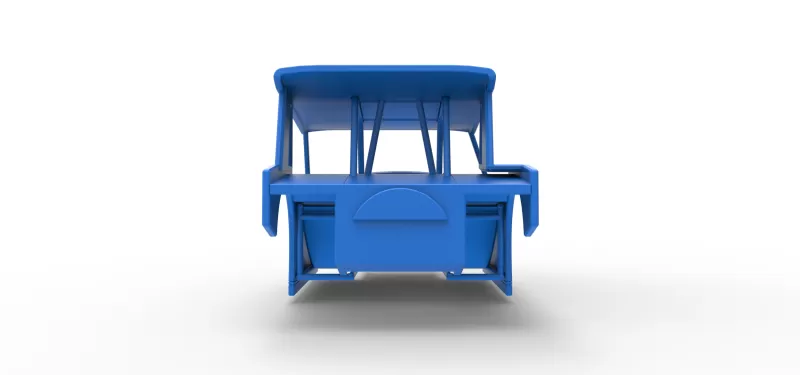 Shell of Vintage Dirt Modified stock car Version 6 Scale 1:25 - Model preview 11