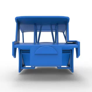 Shell of Vintage Dirt Modified stock car Version 6 Scale 1:25 - Model thumbnail 11