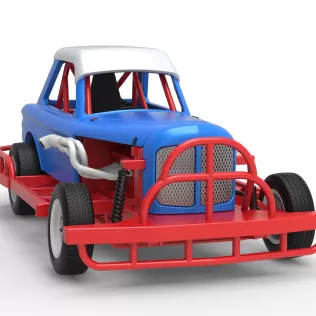 New Zealand Vintage Stock car Scale 1:25 - Model thumbnail 21