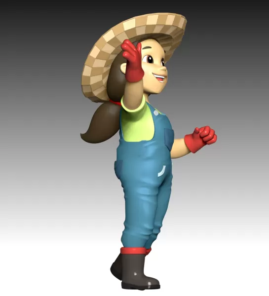 Farmer Yumi Fan Art - Model preview 9