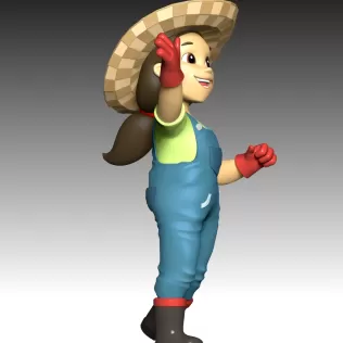 Farmer Yumi Fan Art - Model thumbnail 9