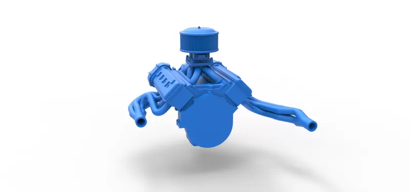 Engine of New Zealand Superstock car Scale 1:25 - Model preview 11