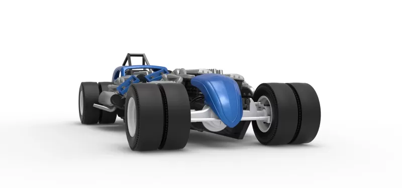 Vintage AWD Dragster Scale 1:25 - Model preview 27