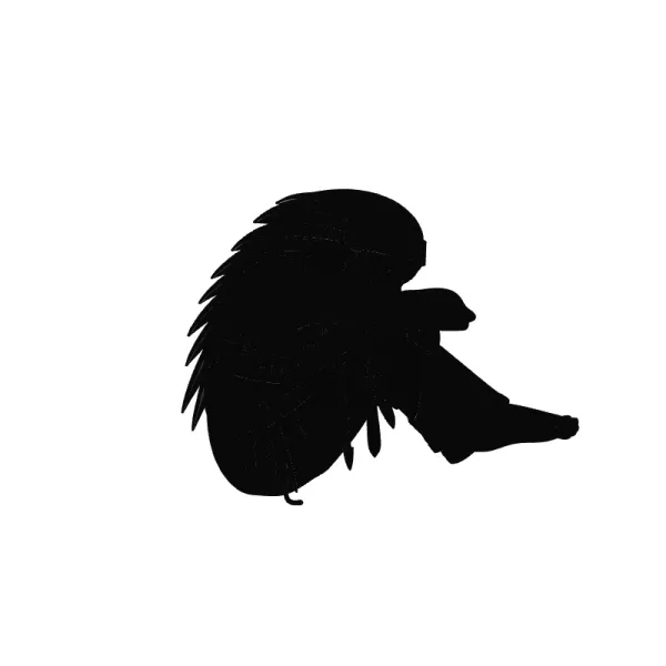 Apache Warrior Man 3D Model - Model preview 2