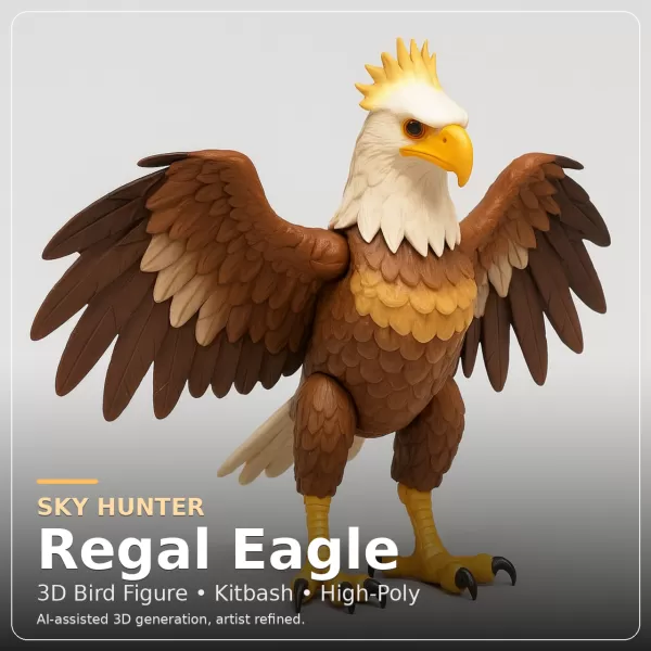 Wild Creatures Animal Character Collection - Model preview 14