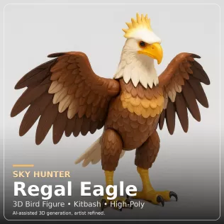 Wild Creatures Animal Character Collection - Model thumbnail 14