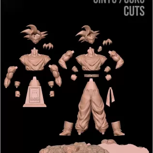 Ginyu Goku in Namek planet Dragon Ball Z - Model thumbnail 4