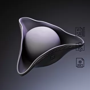 Three-Cornered Pirate Hat #RoZ - Model thumbnail 6