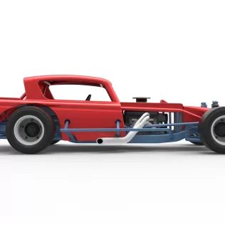 Vintage Asphalt Modified stock car V9 Scale 1:25 - Model thumbnail 22