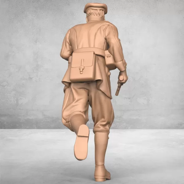 Running Army Soldier - Model preview 2
