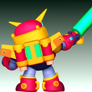 Surge - Brawl Stars - Model thumbnail 6