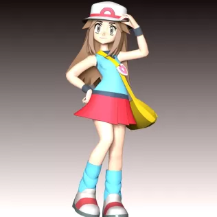 Leaf - Pokemon - Model thumbnail 3