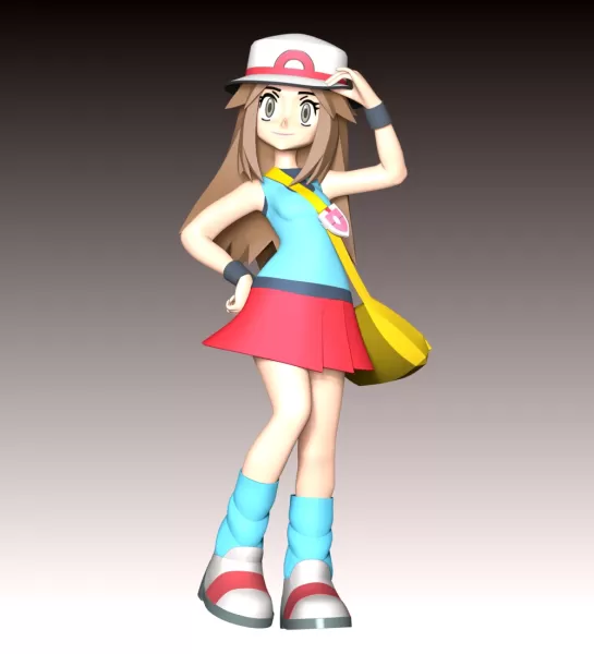 Leaf - Pokemon - Model preview 3