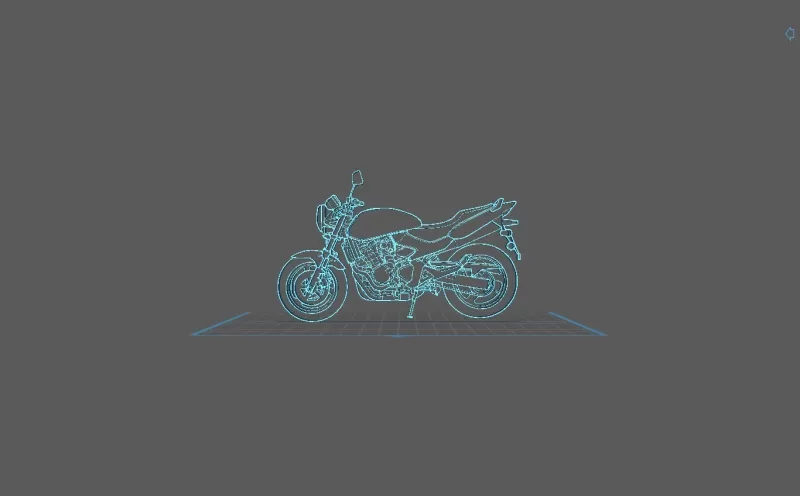 Honda - CBF 600 Hornet 2004 Wall Art - Model preview 1