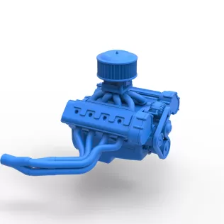 Engine of New Zealand Superstock car Scale 1:25 - Model thumbnail 18