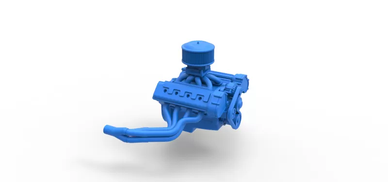 Engine of New Zealand Superstock car Scale 1:25 - Model preview 18