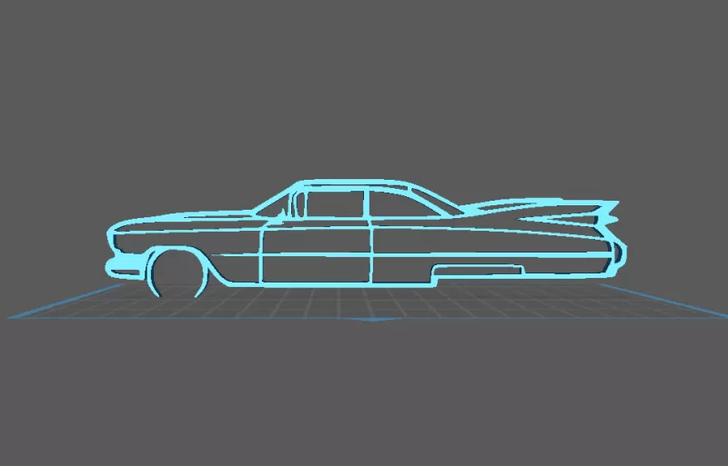 Lowrider - Wallart - Model preview 1
