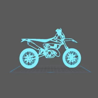 KTM - EXC Wall Art