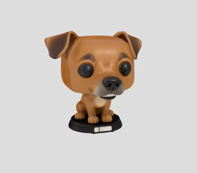 Puppy Figurine - Model preview 1