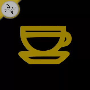 Simple Coffee Cup Symbol - 2D Art