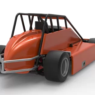 Experimental Pavement Silver Crown Car Scale 1:25 - Model thumbnail 18