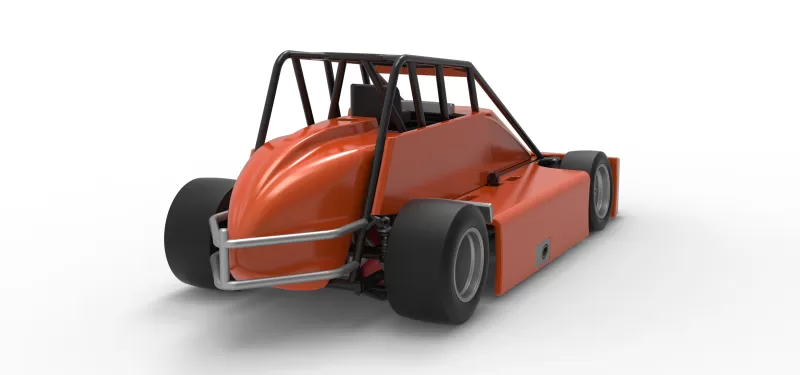 Experimental Pavement Silver Crown Car Scale 1:25 - Model preview 18