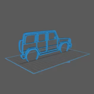 Mercedes - AMG G63 Wall Art - Model thumbnail 1