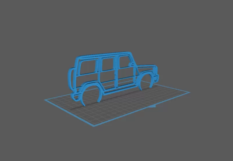 Mercedes - AMG G63 Wall Art - Model preview 1