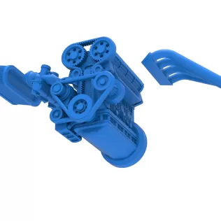 Engine of New Zealand Minisprint Scale 1:25 - Model thumbnail 18