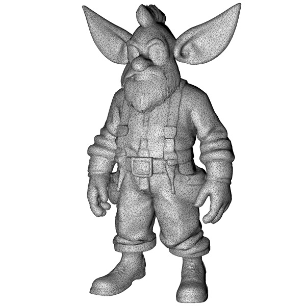 Woodland Gnome Character Collection – High-Poly Kitbash 3D Model - Model preview 15