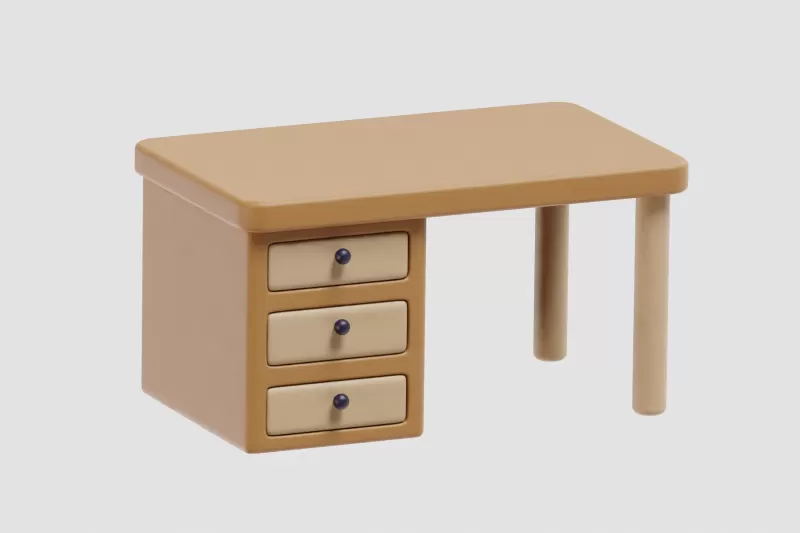 Office Table - Model preview 4
