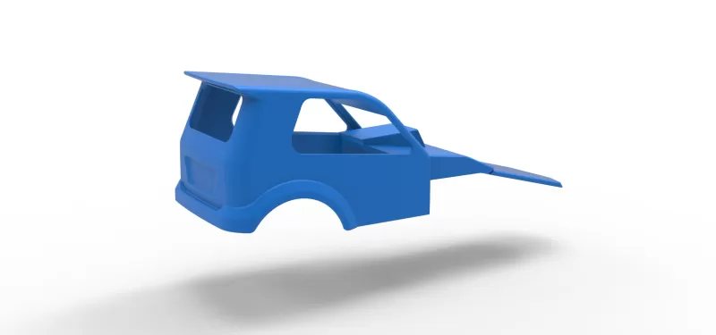 Shell of New Zealand Superstock car Version 3 Scale 1:25 - Model preview 14