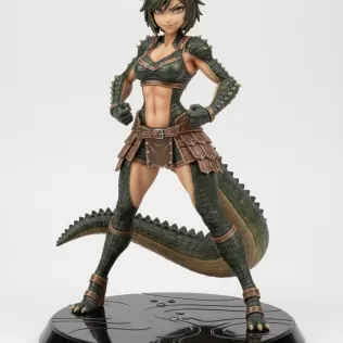 Modelo de chica cocodrilo kemonomimi - Model thumbnail 1