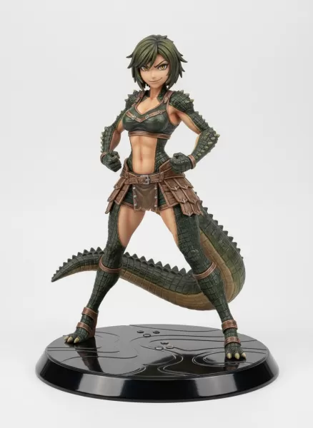 Modelo de chica cocodrilo kemonomimi - Model preview 1