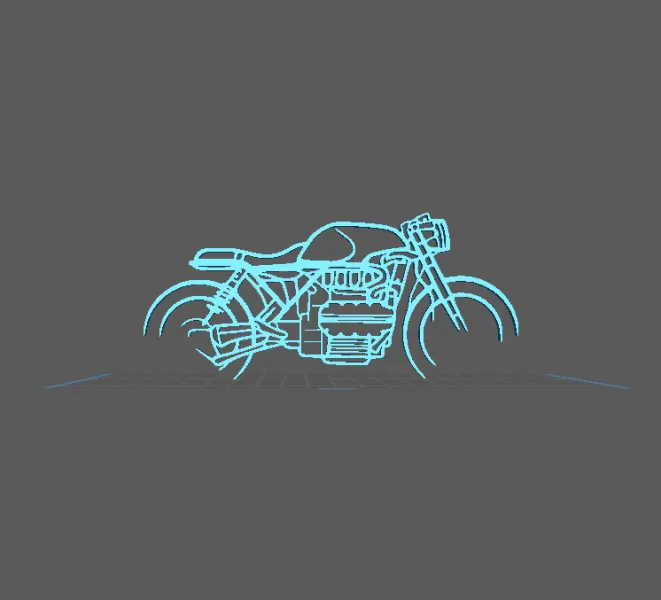 BMW - K 1100 Wall Art - Model preview 1